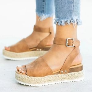 Sandals High heel wedges
